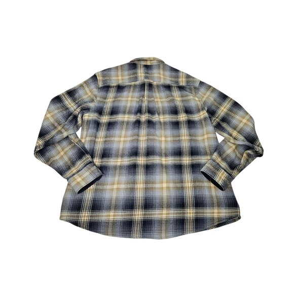 Orvis Heavy Flannel Shirt Jacket Shacket Men’s XL Plaid Multicolor Long Sleeve - Picture 8 of 11